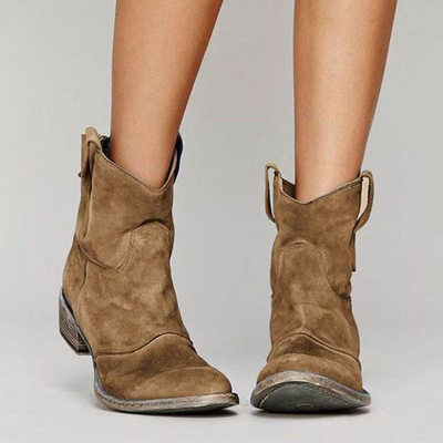 Carlotta – Botas de Cuero Suede