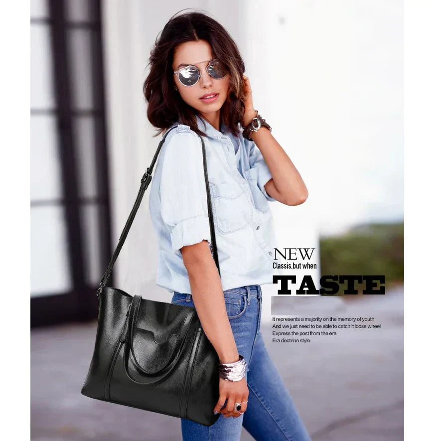 Kelley | Lujosa bolsa de mano de cuero vegano