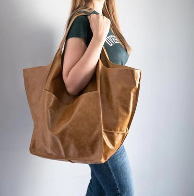 Laura | Bolsa de cuero vintage vegana