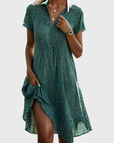 Juliette | Vestido midi de lunares