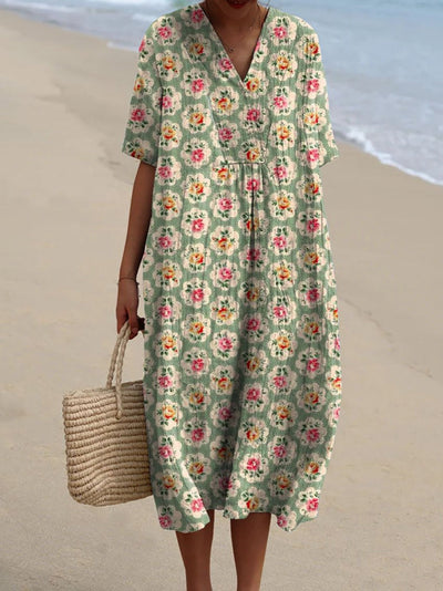 Femke | Vestido Floral Vintage - Edición Limitada