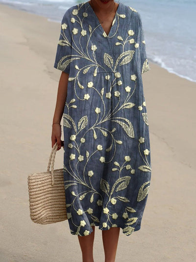 Lieke | Vestido Floral Vintage – Edición Limitada